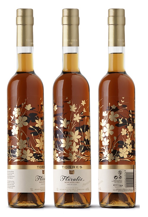 Torres Floralis Oro Moscatel Wine Label