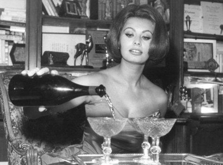 Sophia Loren and Wine