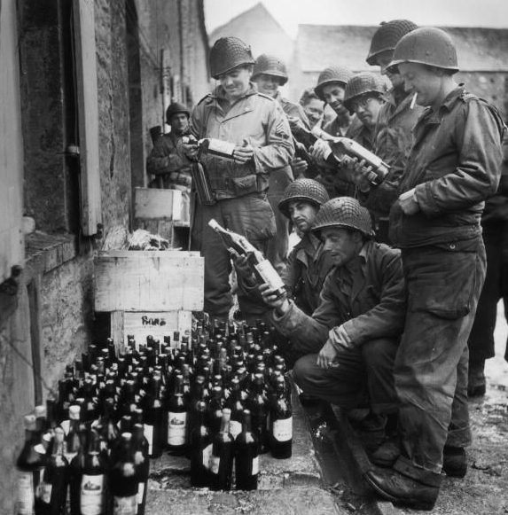 wine and soldiers
